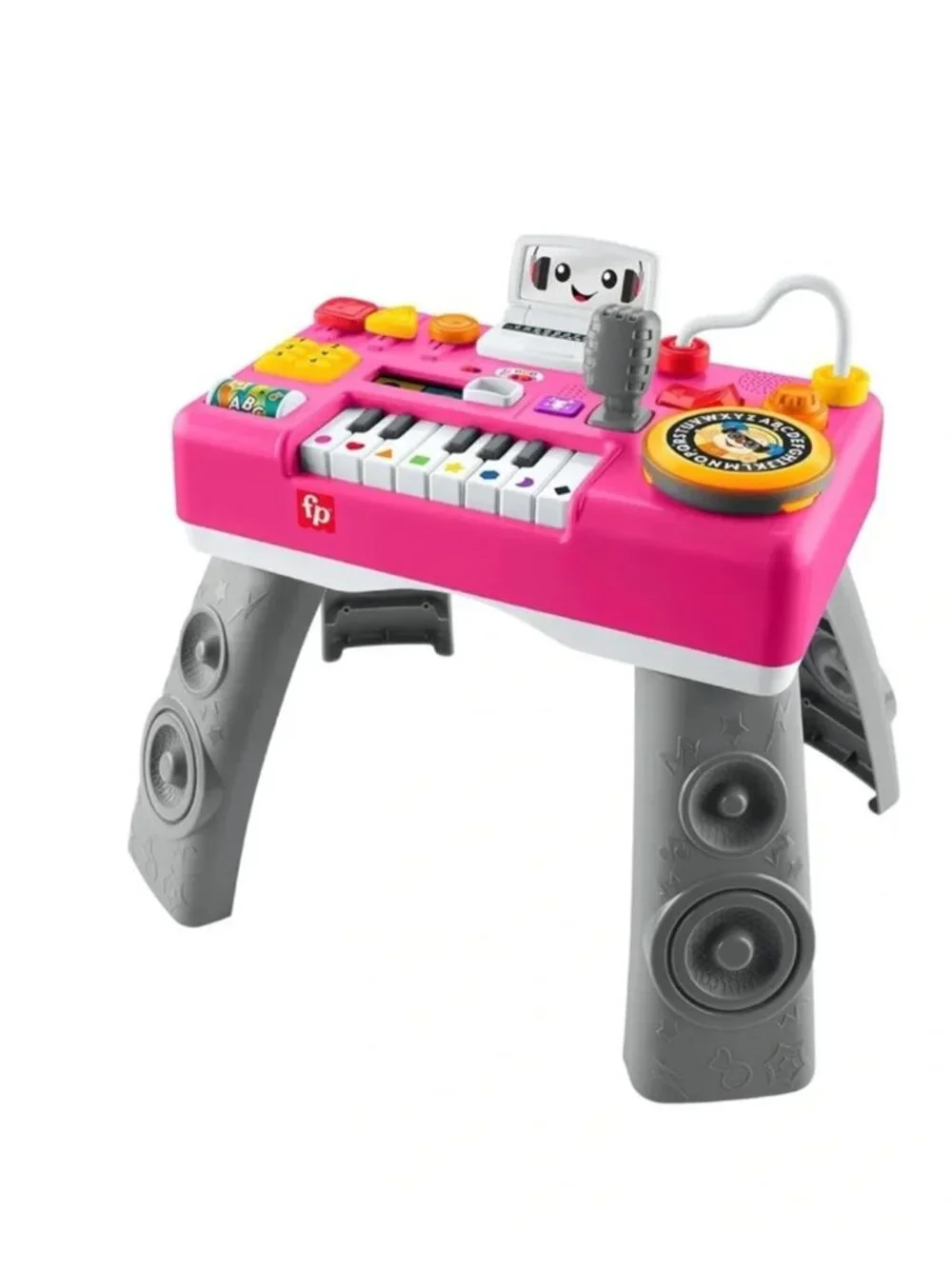 Baby & Toddler Laugh & Learn Mix & Learn DJ Educational Table Toy Fisher Price